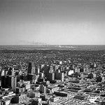 Aerial view of Houston metro area