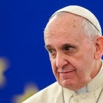 Head shot of Pope Francis