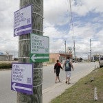 Walk your city signs in Atlantic beach