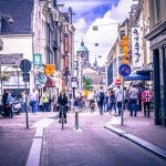 Downtown Amsterdam streets