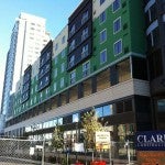 Clark Construction apartment building site