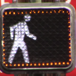 Walking man sign