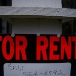 For rent sign