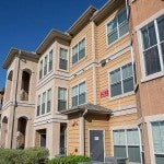 Exterior of apartments