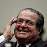Head shot of Scalia