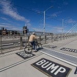 Bicyclist on street