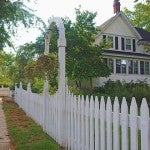 White picket fence