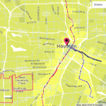 Map of Houston