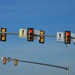 Stop lights in Atlanta