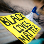 Black Lives Matter sign