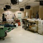 Hospital room for dialysis