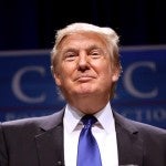 Head shot of Donald Trump