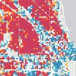 Chicago heat map