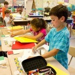 Elementary school classroom