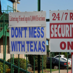 Don't Mess With Texas littering signs