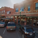 Screenshot of a Main Street in a small town