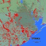 Status of Houston area during Hurricane Harvey