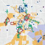 Map of Harris County