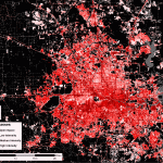 Map of the Houston area