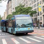 14th Street bus in NYC