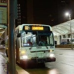 Downtown Houston bus