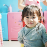 Kindergarten little girl