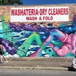 mural is part of the Gulfton Story Trail Mural project in the Gulfton area of Houston