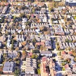 Houston neighborhood aerial