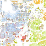 Racial dot map Houston