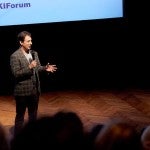 Sociologist Eric Klinenberg speaks at the Kinder Institute Forum in Houston