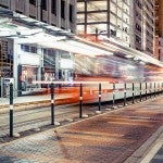 Metro light rail in Houston
