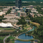 Picture of suburban town