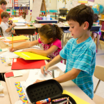 Children in a classroom
