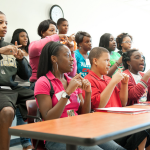 Students in a classroom