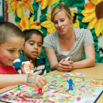 Students in a classroom