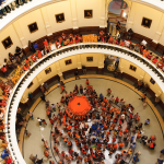 Protest inside Austin state capitol