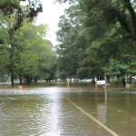 Flooded street