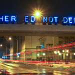 Higher ed not debt protest