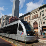 Houston's downtown rail line