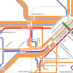 Detail Metro's Park and Ride Map