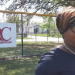 Tanya Debose speaking in Independence Heights