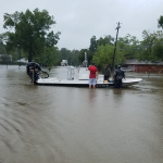Flooded streets