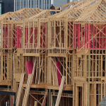 Photos of condos being constructed.