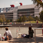 Convention Center and Discovery Green in Houston