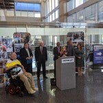 METRO board members at a press conference 
