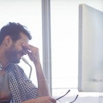 Man with headache