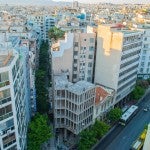Aerial view of a city