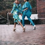 Women walking in the city 