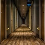 empty hotel hall