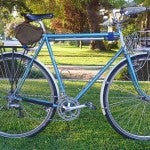 A bicycle on grass